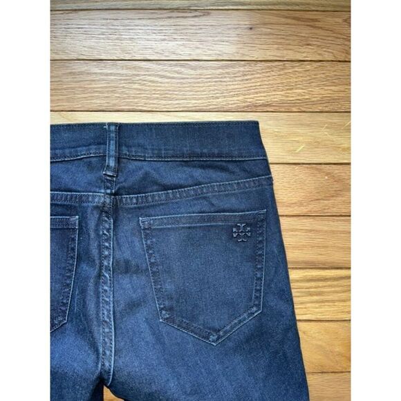 Tory Burch Dark Wash Jean Legging size 24 - Picture 5 of 5